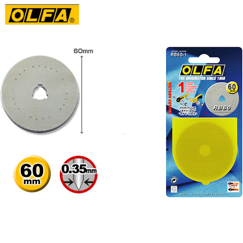 OLFA   RB60-1  圓形刀片 (1片入) / 包