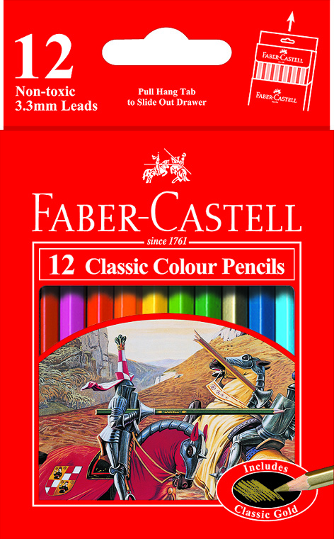 {振昌文具}Faber-Castell 輝柏 115851 油性彩色鉛筆 (短型) 12色入 / 盒 