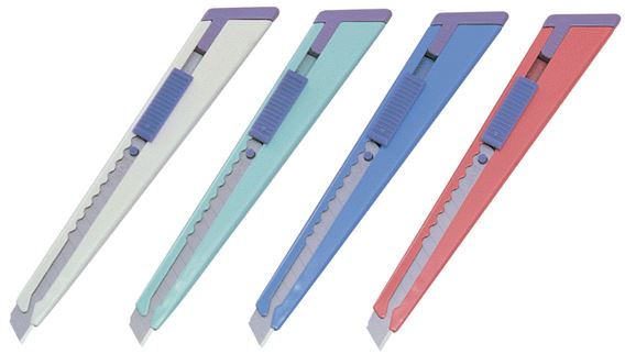 歡迎來電洽詢庫存  日本 美克司 MAX-S 小型美工刀 (顏色隨機出貨) -10支 / 盒
