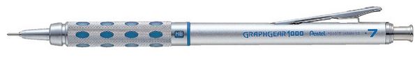 {振昌文具}【Pentel飛龍】PG1017 GRAPHGEAR 1000 製圖鉛筆0.7mm(藍) / 支