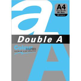 Double A 80gsm A4天藍/25張 DACP11013