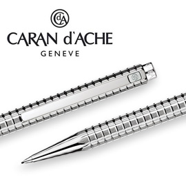【請先來電洽詢庫存】CARAN d'ACHE 瑞士卡達  HEXAGONAL 海克森自動鉛筆(銀鍍銠) 0.7  / 支