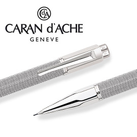 【請先來電洽詢庫存】CARAN d'ACHE 瑞士卡達 VARIUS 維樂斯鎧甲自動鉛筆(灰) 0.7 / 支