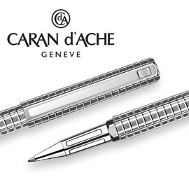 【請先來電洽詢庫存】CARAN d'ACHE 瑞士卡達  HEXAGONAL 海克森鋼珠筆(銀鍍銠)  / 支