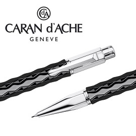 【請先來電洽詢庫存】CARAN d'ACHE 瑞士卡達 VARIUS 維樂斯陶瓷自動鉛筆(黑) 0.7 / 支