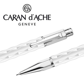 【請先來電洽詢庫存】CARAN d'ACHE 瑞士卡達 VARIUS 維樂斯陶瓷自動鉛筆(白) 0.7 / 支