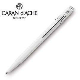 【請先來電洽詢庫存】CARAN d'ACHE 瑞士卡達 849.001 經典 Classic 原子筆. 白 / 支