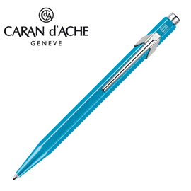 【請先來電洽詢庫存】CARAN d'ACHE 瑞士卡達 849 Metal-X 原子筆. 海洋藍 / 支