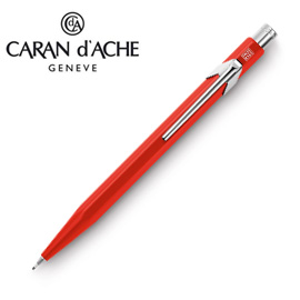 【請先來電洽詢庫存】CARAN d'ACHE 瑞士卡達 844 0.7 自動鉛筆. 紅 / 支
