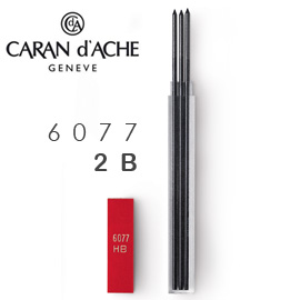 【請先來電洽詢庫存】CARAN d'ACHE 瑞士卡達 Leads 自動鉛筆芯 2.0工程筆蕊(3入).2B / 盒