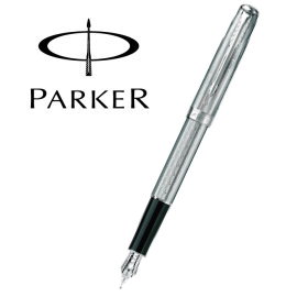 Parker 派克 商籟系列鋼筆 / 亮銀白夾  P0808300