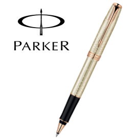 【母親節優雅獻禮】Parker 派克 商籟系列鋼珠筆 / 純銀格玫瑰金夾  P1859490