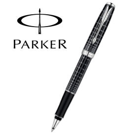 Parker 派克 商籟系列鋼珠筆 / 格紋白夾  P0912260 