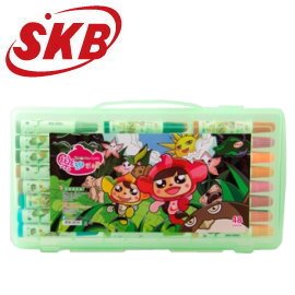 SKB CL-300 彩色筆 48支 / 盒(彩盒顏色和外包裝圖案隨機出貨)