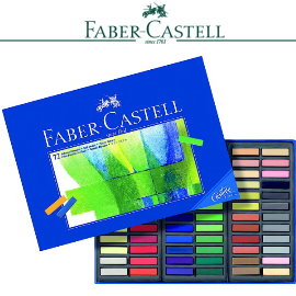 Faber-Castell 輝柏 128272  創意工坊粉彩條 短型72色 / 盒 