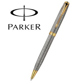 Parker 派克 商籟系列原子筆 / 純銀格金夾  P0788890