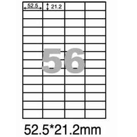 阿波羅WL-9656影印用自黏標籤紙(56/1包A4~100張入)