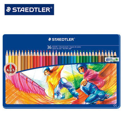 缺貨中 施德樓 MS145SPM36 快樂學園 油性色鉛筆36色入-運動篇 / 盒