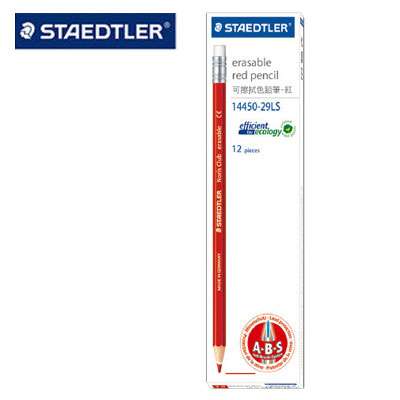 施德樓 MS14450-29LS 可擦拭色鉛筆(紅)12支/盒