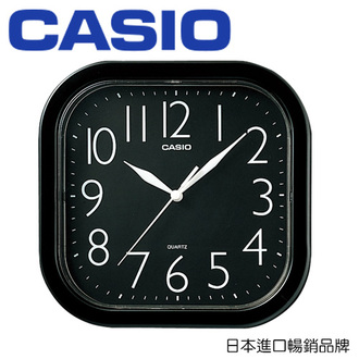 CASIO 卡西歐 IQ-02 經典大方指針方形掛鐘 / 個 (顏色隨機出貨)