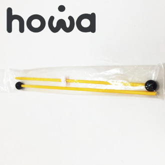 howa 豪華樂器 鐵琴棒-黃-2支入 / 組