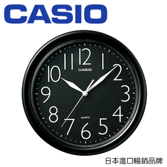 CASIO 卡西歐 IQ-01 經典大方指針圓形掛鐘 / 個 (顏色隨機出貨)