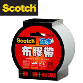 3M 2048W Scotch強力防水布膠帶48mm x15y(白色) / 個