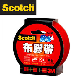 3M 2036R Scotch強力防水布膠帶36 mm x15y(紅色) / 個