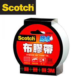 3M 2036W Scotch強力防水布膠帶36 mm x15y(白色) / 個