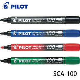 {振昌文具}【Pilot百樂】SCA-100 圓頭 Permanent Marker 油性麥克筆 /支