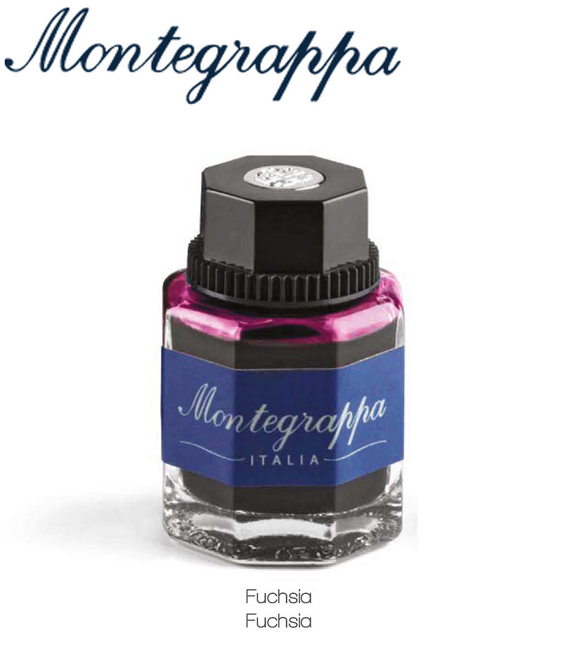 義大利Montegrappa萬特佳 墨水 -  (紫紅 fuchsia) IA01BZIP / 50ml 瓶