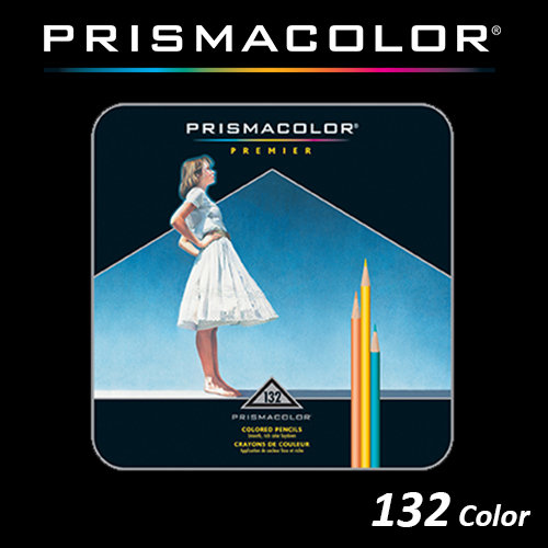 美國 【Prismacolor】 高質感藝術家級 油性色鉛筆 132色 /盒