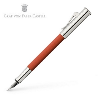 【Graf Von Faber-Castell】繩紋飾 紅柿子 V145221 鋼筆 筆尖F /支