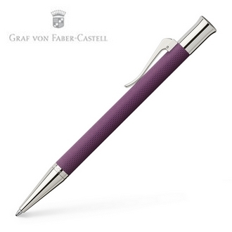 【Graf Von Faber-Castell】繩紋飾 藍紫色 V145219 原子筆 /支