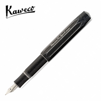 德國 KAWECO AL Sport Stonewashed 系列鋼筆 0.7mm 黑色 F尖  4250278608385 /支