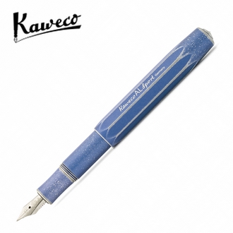 德國 KAWECO AL Sport Stonewashed 系列鋼筆 0.7mm 藍色 F尖  4250278608439 /支