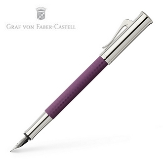 【Graf Von Faber-Castell】繩紋飾 藍紫色 V145261 鋼筆 筆尖F /支