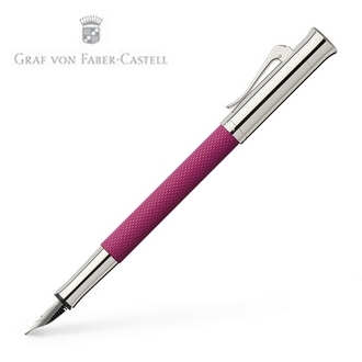【Graf Von Faber-Castell】繩紋飾 螢光粉 V145241 鋼筆 筆尖F /支