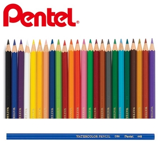 {振昌文具}【Pentel飛龍】CB9-T 水溶性彩色鉛筆單色  12支/盒
