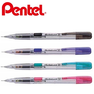 {振昌文具}【Pentel飛龍】PD105T  TECHNICLICK側壓自動鉛筆  0.5mm  12支/盒