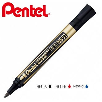 促銷下殺【Pentel飛龍】N851 圓頭油性筆 4.2mm  /支