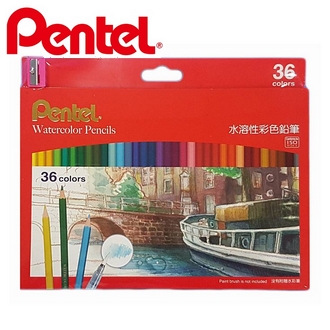 {振昌文具}【Pentel飛龍】CB9-36TW 水溶性彩色鉛筆  36色/盒