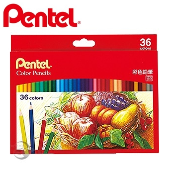 {振昌文具}【Pentel飛龍】CB8-36TH 彩色鉛筆  36色/盒