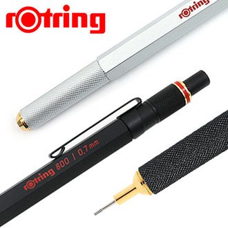 德國 rOtring 紅環 800 專業製圖 工程筆 自動鉛筆 0.5mm 0.7mm /支 (黑色 銀色)