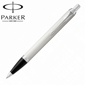 【派克 PARKER】新IM系列 白桿白夾 原子筆 P1975565 /支