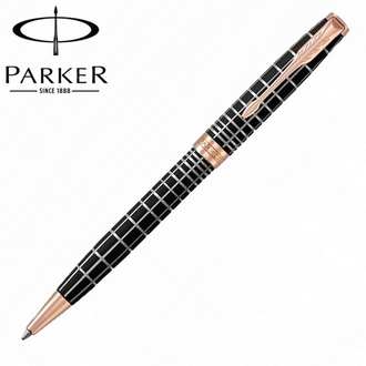 【派克 PARKER】(請先來電詢問存貨)卓爾系列 巧克力格紋金夾 原子筆 P1931483 /支