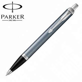【派克 PARKER】(請先來電詢問存貨)新IM系列 藍灰白夾 原子筆 P1975563 /支