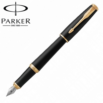 【派克 PARKER】(請先來電詢問存貨)紳士系列 霧黑金夾 鋼筆 P1931593 /支