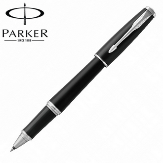 【派克 PARKER】(請先來電詢問存貨)紳士系列 霧黑白夾 鋼珠筆 P1931583 /支