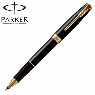 【派克 PARKER】(請先來電詢問存貨)商籟系列 麗黑金夾 鋼珠筆 P1931496 /支